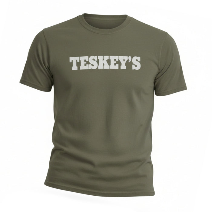 Teskey's Plain Logo Tee - Sage TESKEY'S GEAR - SS T-Shirts Teskey's