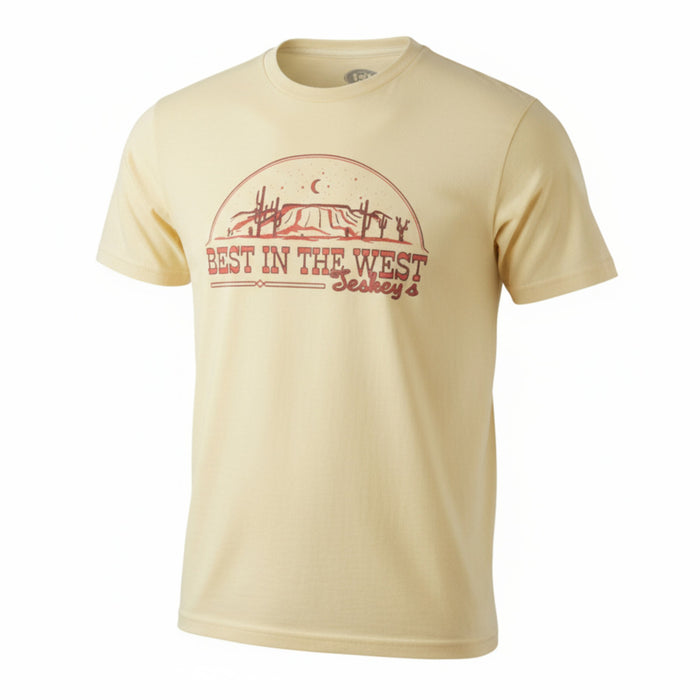 Teskey's Westworld Desert Tee - Butter