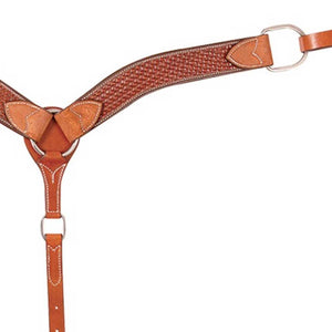 Cashel 2" Basket Stamped Breast Collar Tack - Breast Collars Cashel