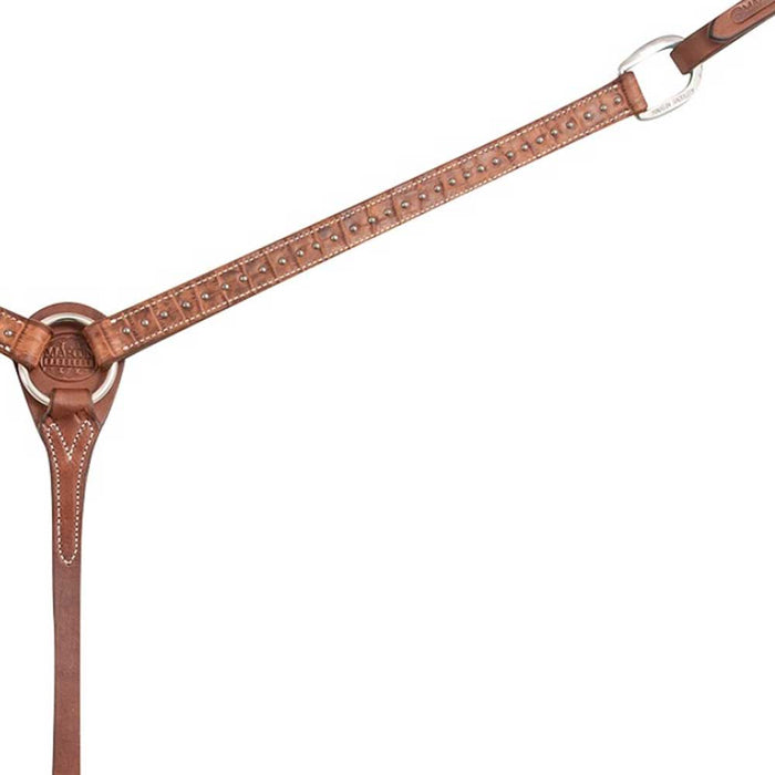 Martin Saddlery Silver Dots Exotic Breast Collar Tack - Breast Collars Martin Saddlery