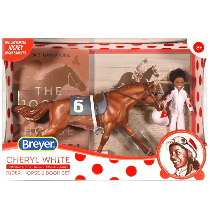 Breyer Cheryl White | Rider, Horse, and Book Set