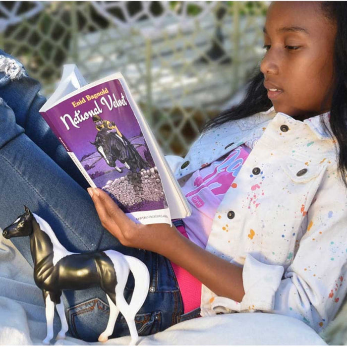 National Velvet Horse And Book Set