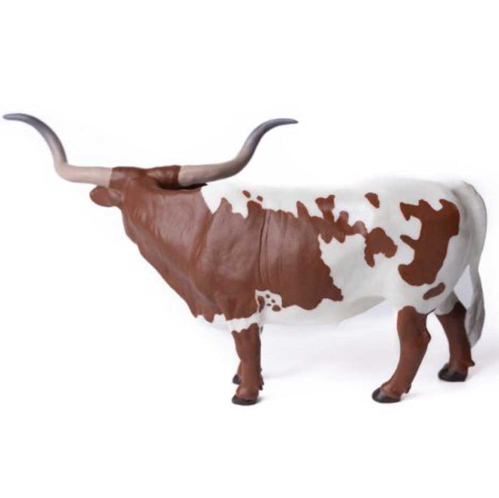 Little Buster Red/White Texas Longhorn Steer