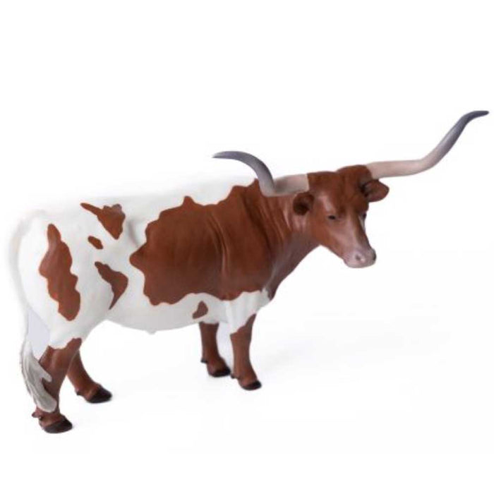 Little Buster Red/White Texas Longhorn Steer