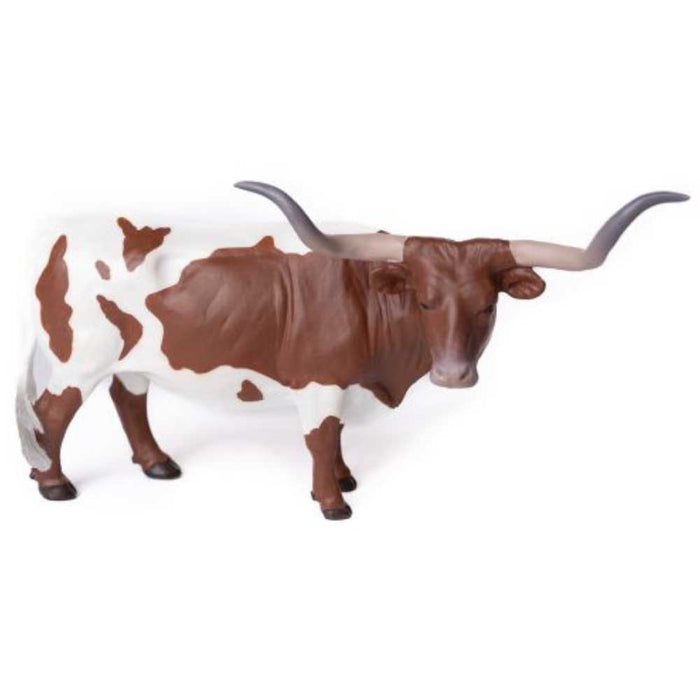Little Buster Red/White Texas Longhorn Steer
