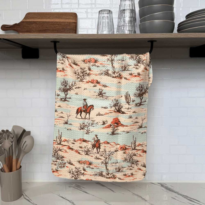 Faded Desert Kitchen Towel