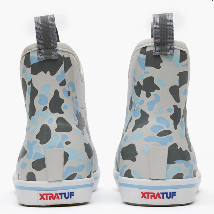 XTRATUF Men's Blue Duck Camo Ankle Deck Sport Boot