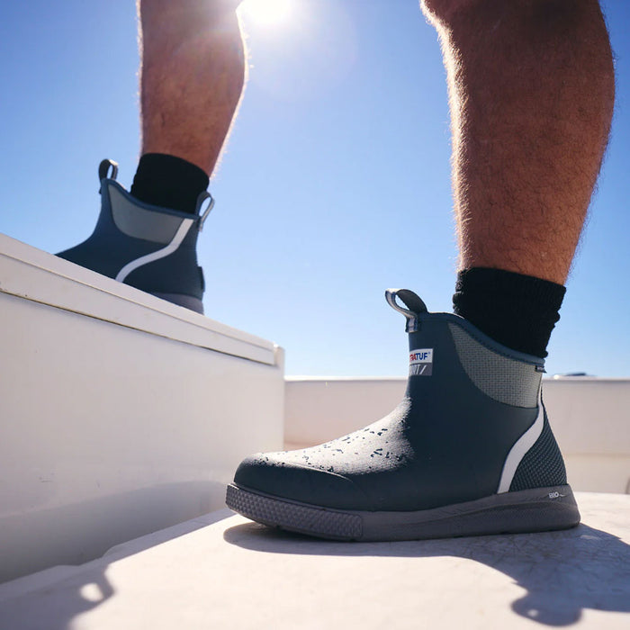 XTRATUF Men's Spruce Green Ankle Deck Sport Boot