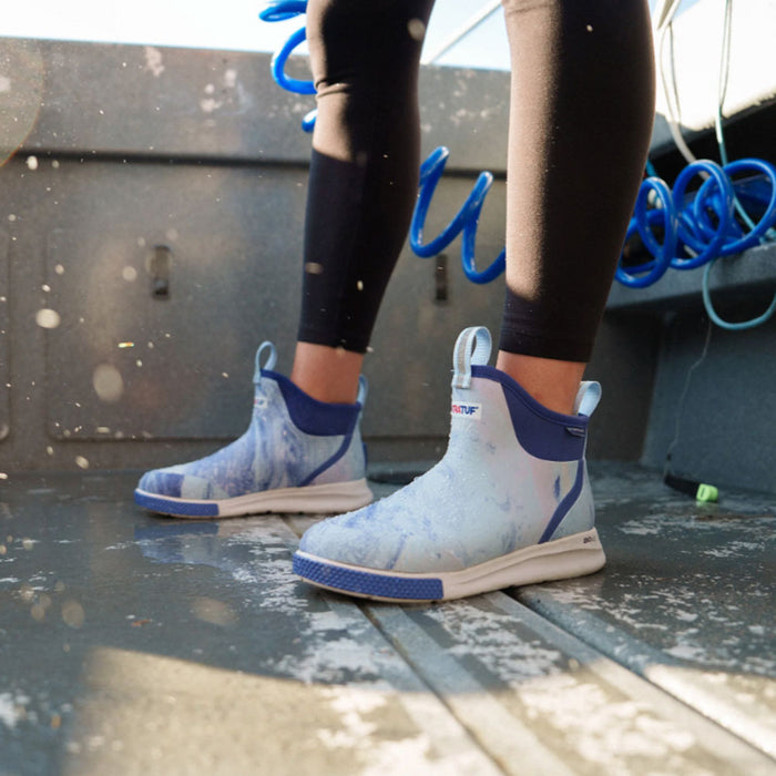 XTRATUF Women's Blue Ocean Ankle Deck Sport Boot