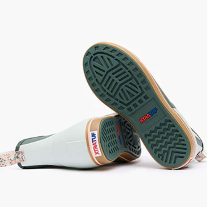 XTRATUF Women's Garden Green Ankle Deck Boot