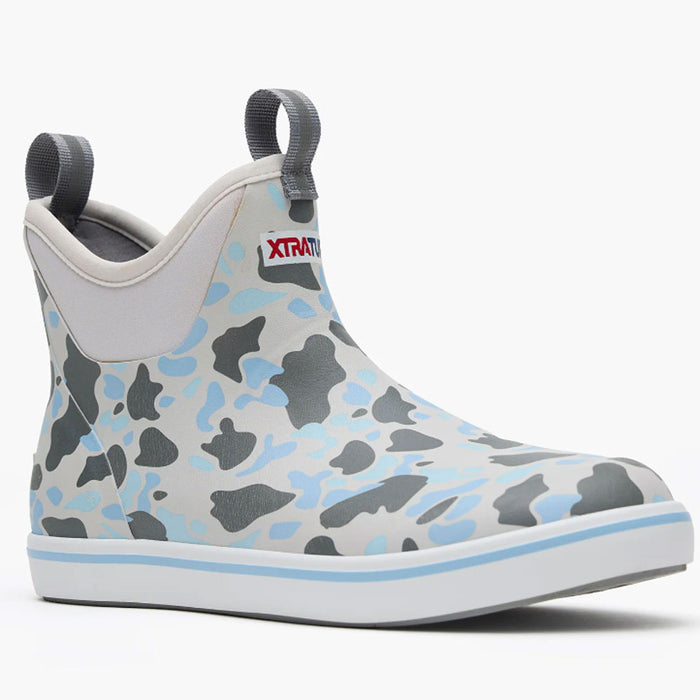 XTRATUF Men's Blue Duck Camo Ankle Deck Sport Boot