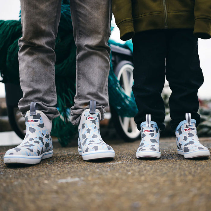 XTRATUF Men's Blue Duck Camo Ankle Deck Sport Boot