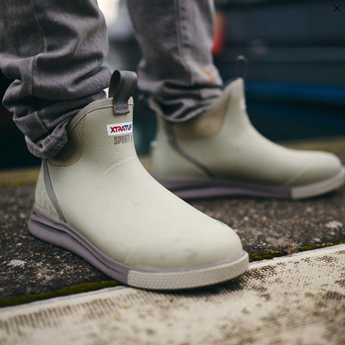 XTRATUF Men's Green Ankle Deck Sport Boot
