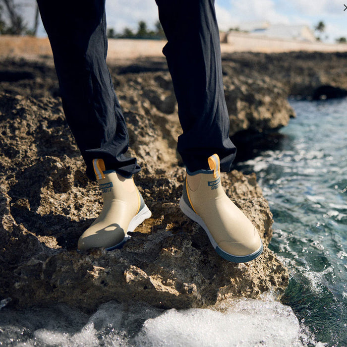 XTRATUF Men's Tan/Multi Ankle Deck Sport Boot