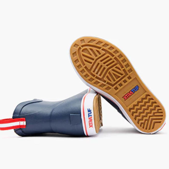 XTRATUF Kid's Navy Blue Ankle Deck Boot