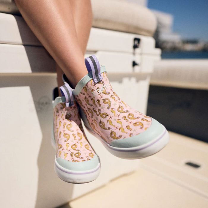 XTRATUF Kid's Seahorse Guy Harvey Ankle Deck Boot