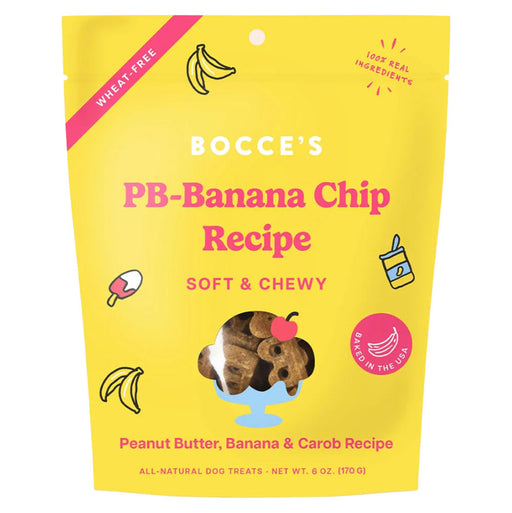 PB-Banana Chip Soft & Chewy Treats Pets - Toys & Treats Bocce Bakery