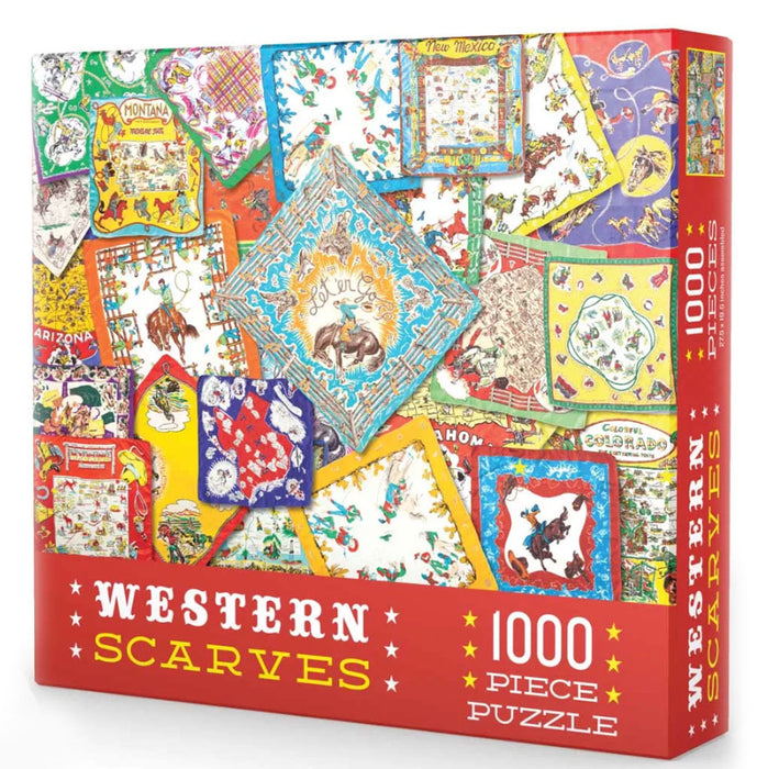 Western Scarves 1000 Piece Puzzle
