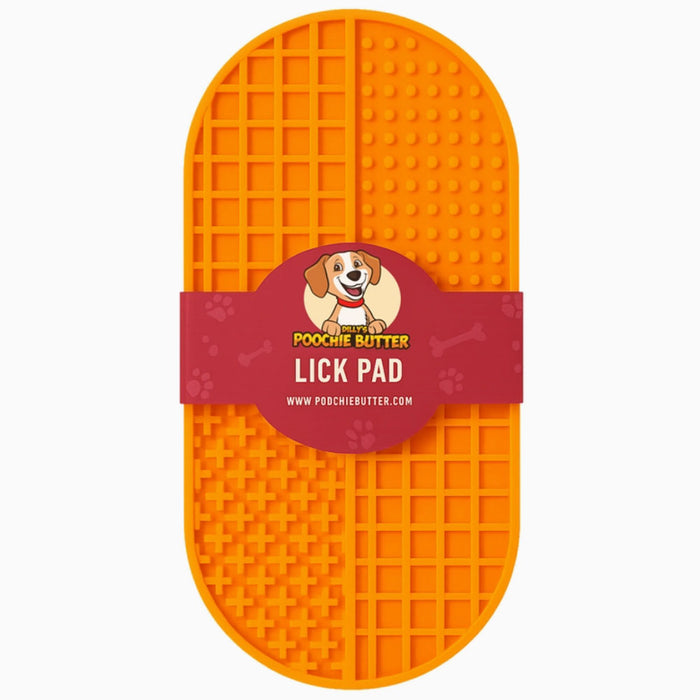 Oval Silicone Lick Pad with Suction Cups