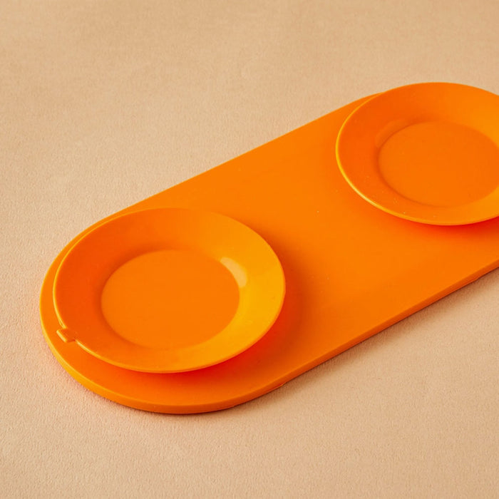 Oval Silicone Lick Pad with Suction Cups