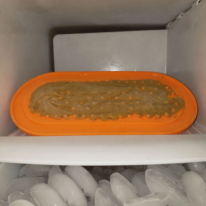 Oval Silicone Lick Pad with Suction Cups