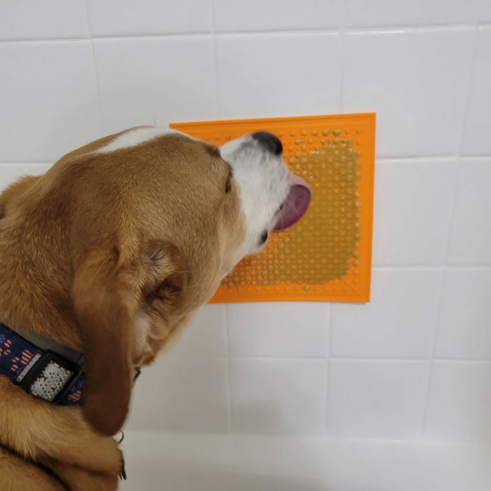 Square Silicone Lick Pad For Dogs
