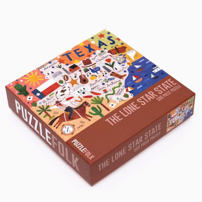The Lone Star State 500 Piece Texas Puzzle