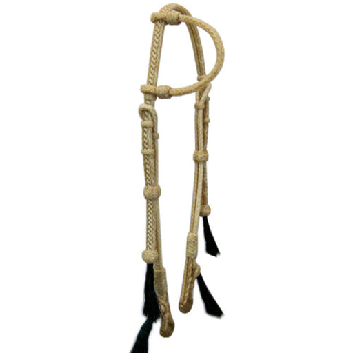 Teskey's Braided Rawhide One Ear Headstall Tack - Headstalls Teskey's