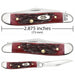 Case My First Case Peach Seed Jig Old Red Bone Peanut Knives W.R. Case