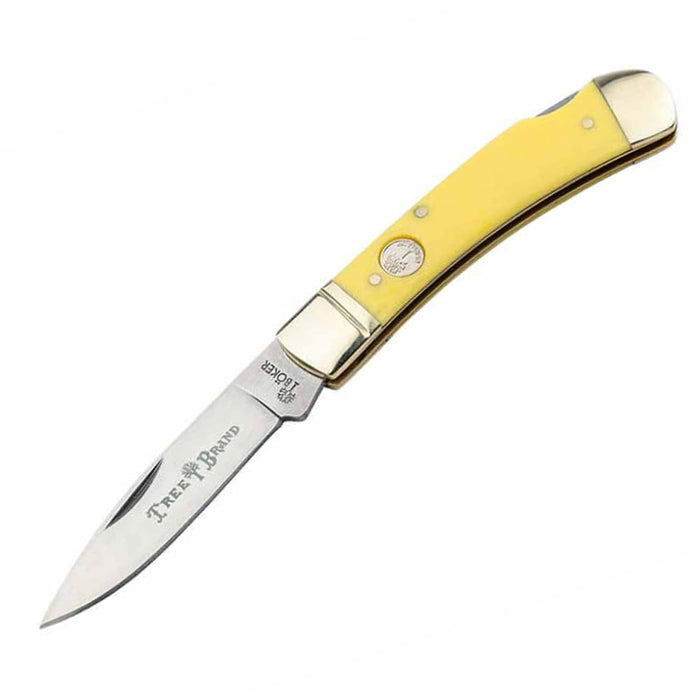 Böker Treebrand Lockback Yellow Delrin