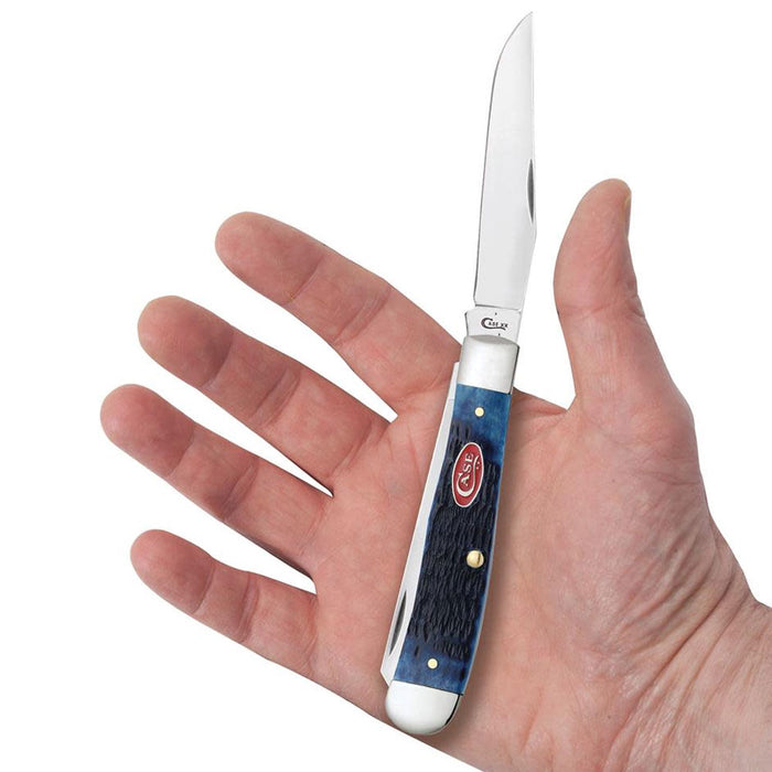 Case Rogers Jig Navy Blue Bone Trapper