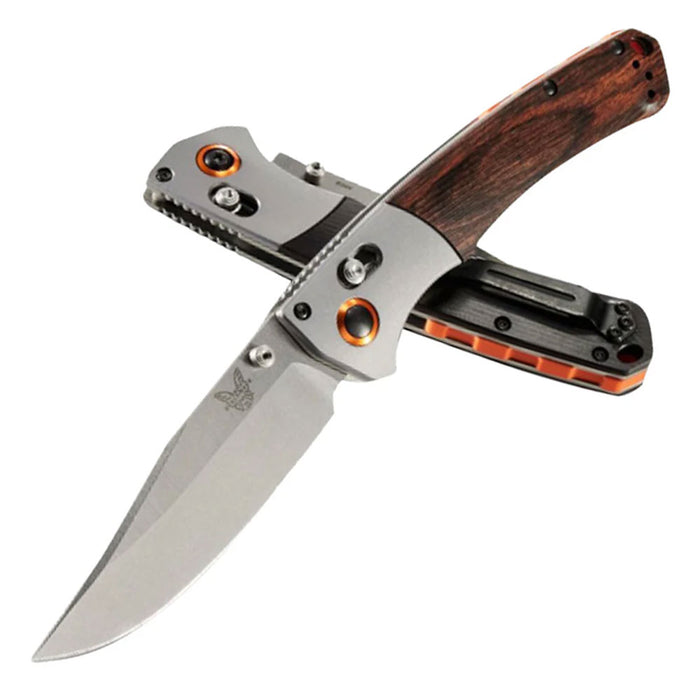 Benchmade Crooked River Axis, Folder Stud, Wood