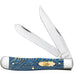 Case Smooth Blue Sycamore Wood Trapper Knives W.R. Case
