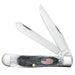 Case Sawcut Jigged Gray Bone Trapper Knives W.R. Case