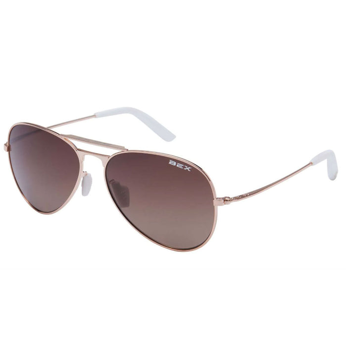 BEX Wesley Sunglasses ACCESSORIES - Additional Accessories - Sunglasses Bex Sunglasses Rose Gold/Brown
