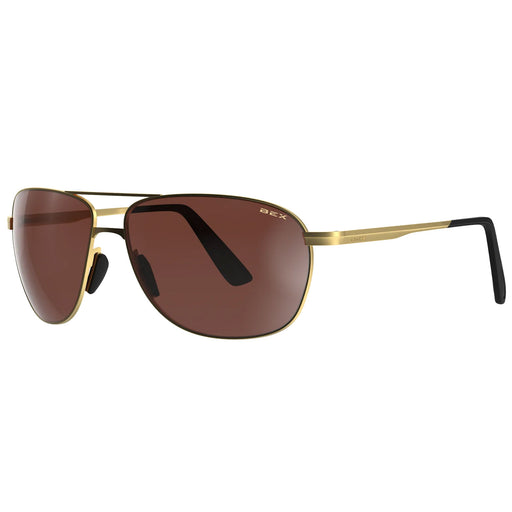 BEX Nova Sunglasses ACCESSORIES - Additional Accessories - Sunglasses Bex Sunglasses Matte Gold/Brown/Silver