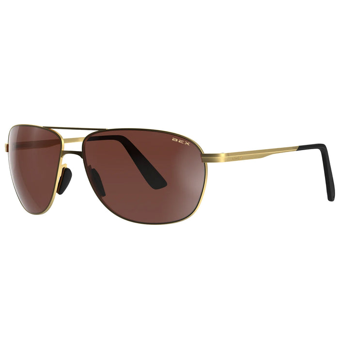 BEX Nova Sunglasses ACCESSORIES - Additional Accessories - Sunglasses Bex Sunglasses Matte Gold/Brown/Silver
