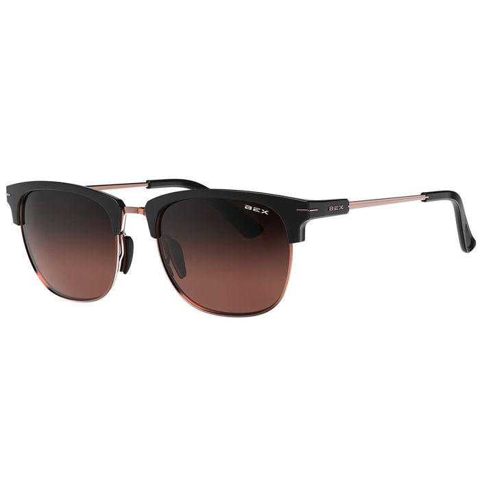 BEX Knox XL Sunglasses ACCESSORIES - Additional Accessories - Sunglasses Bex Sunglasses Rose Gold/Brown Gradient
