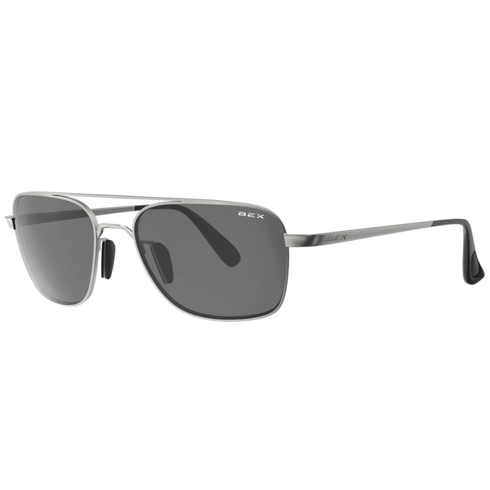 BEX Mach Sunglasses ACCESSORIES - Additional Accessories - Sunglasses Bex Sunglasses Matte Silver/Gray