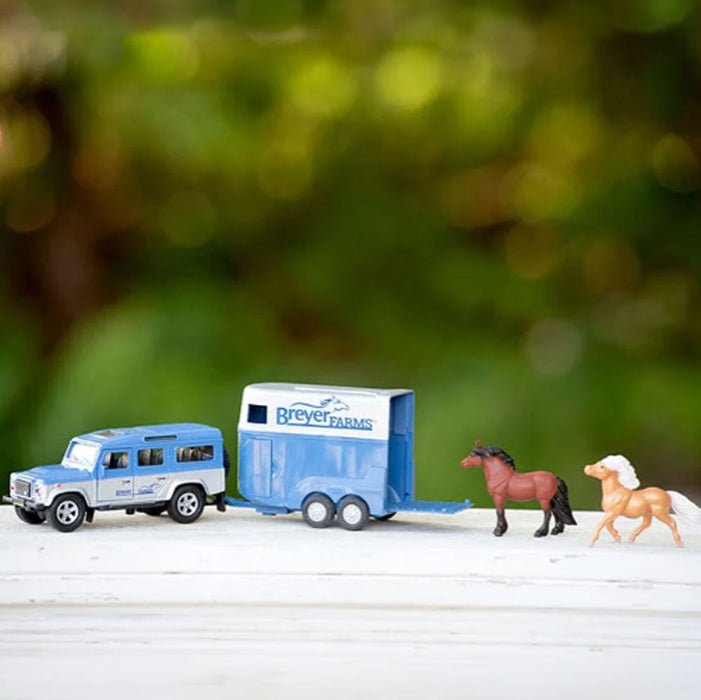 Breyer Farms Land Rover and Tag-A-Long Trailer KIDS - Accessories - Toys Breyer
