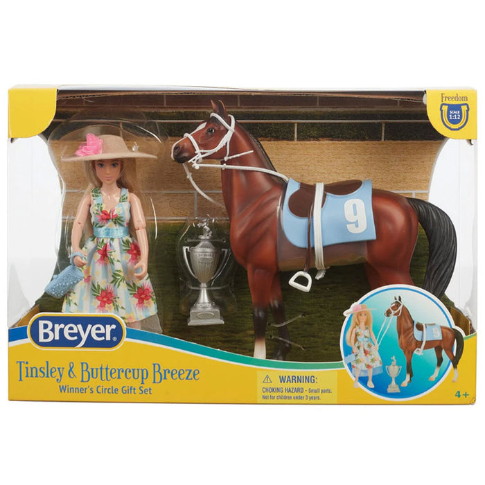 Breyer Tinsley & Buttercup Breeze | Winner's Circle Gift Set