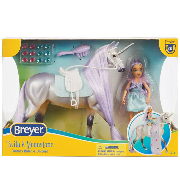 Breyer Twila & Moonstone | Magical Unicorn & Rider