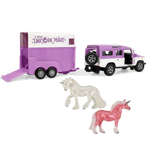 Breyer Unicorn Magic Land Rover & Tag-A-Long Trailer HOME & GIFTS - Toys Breyer
