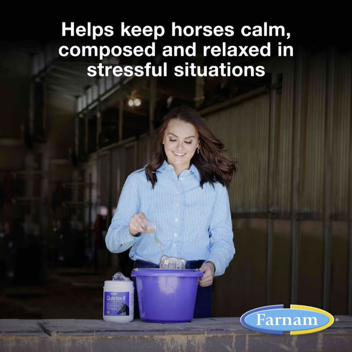 Farnam Quietex Focusing & Calming Pellets, 1.62-lb tub Equine - Supplements Farnam