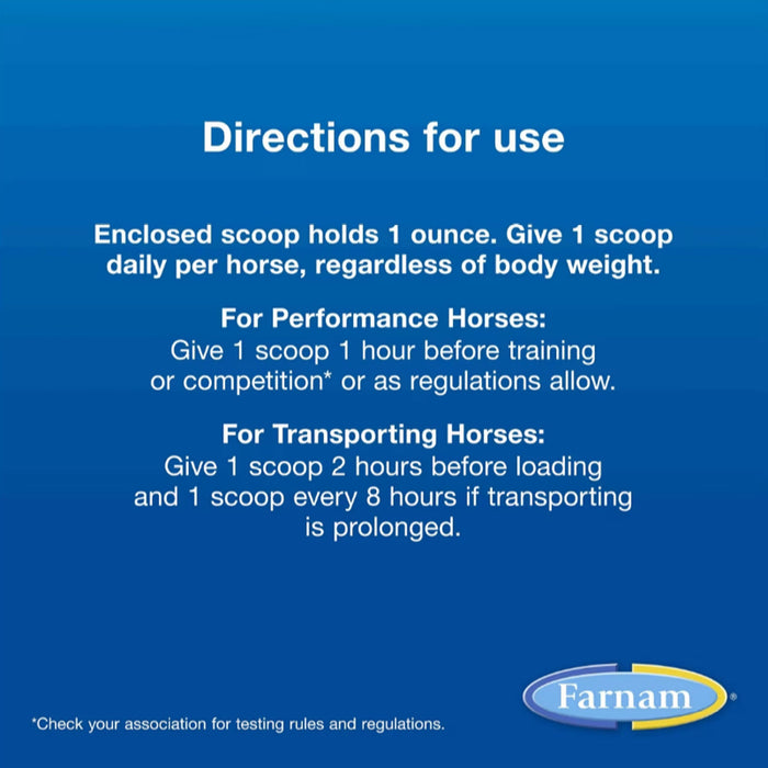 Farnam Quietex Focusing & Calming Pellets, 1.62-lb tub Equine - Supplements Farnam