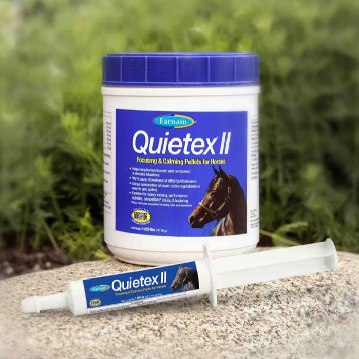 Farnam Quietex Focusing & Calming Pellets, 1.62-lb tub Equine - Supplements Farnam