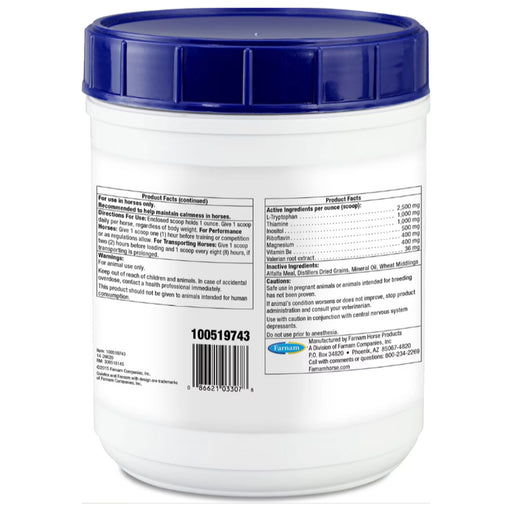 Farnam Quietex Focusing & Calming Pellets, 1.62-lb tub Equine - Supplements Farnam