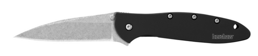 Leek Black Stonewash Knives Kershaw Knives   