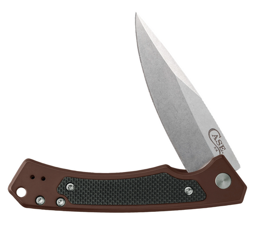 Dark Brown Anodized Aluminum w/black G-10 Inlay Knives W.R. Case