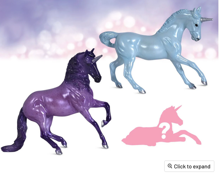 Breyer Unicorn Foal Surprise | Dazzling Cliffs Family